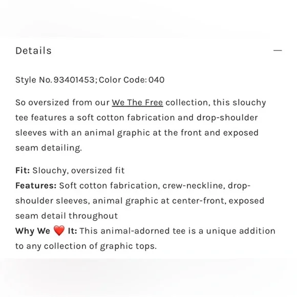 NWOT Free People We the Free Farm Friends Tee- Doe - Picture 4 of 8